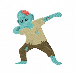 Zombie Dab Embroidery